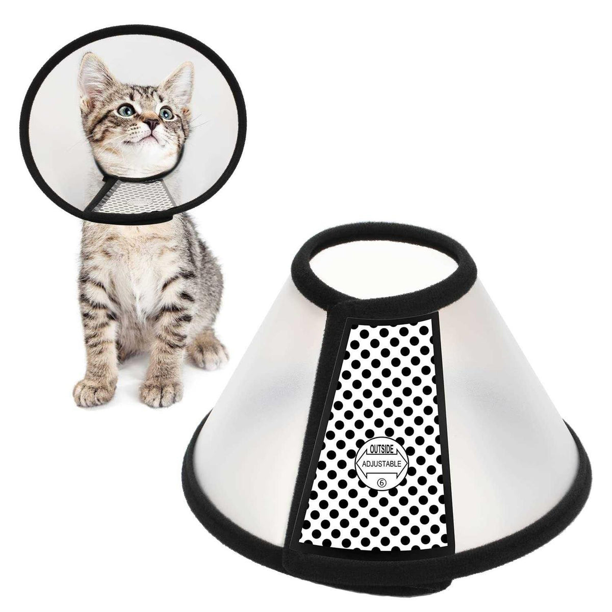 Adjustable Recovery Pet Cone E-Collar M380790