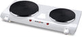 White Double Burner T86158