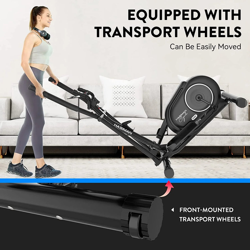 Silent Magnetic Elliptical Bike Stationary Exercise Machine O377653