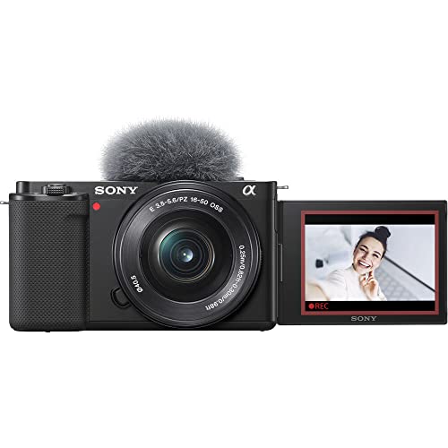 Black Mirrorless Camera with 16-50mm Lens M75447