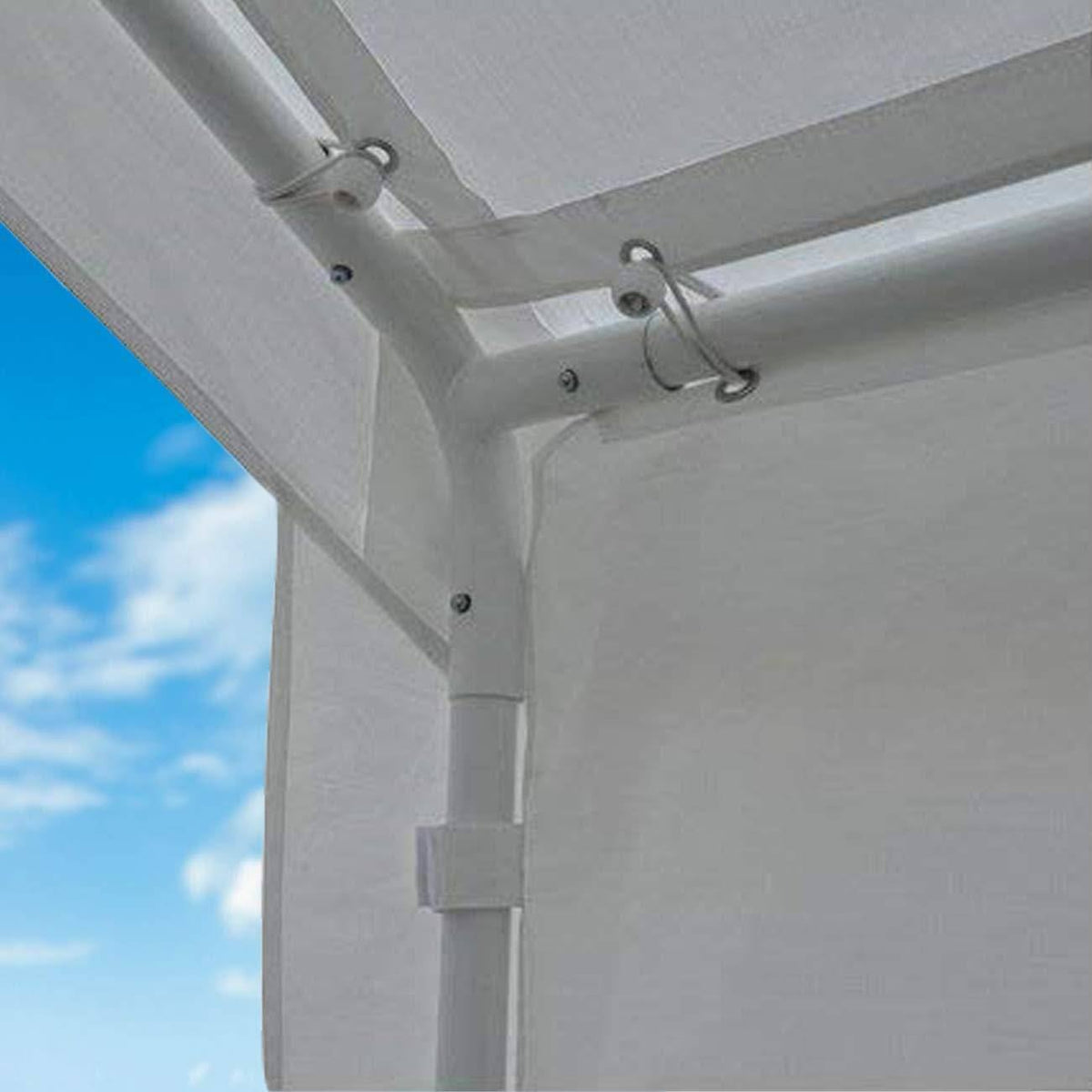 Extra Large Heavy Duty Carport with Removable Sidewalls Y63268