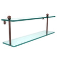 22 inch Two Tiered Glass Shelf W791453