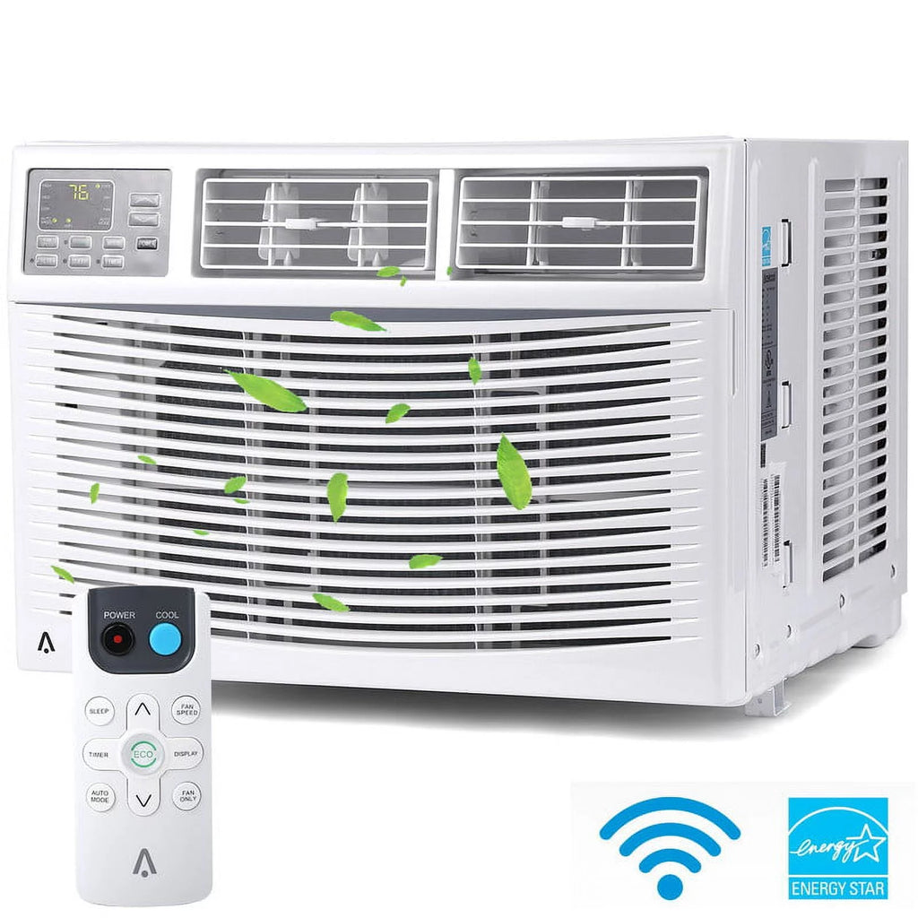 White 6,000 BTU Window-Mounted Air Conditioner N4053