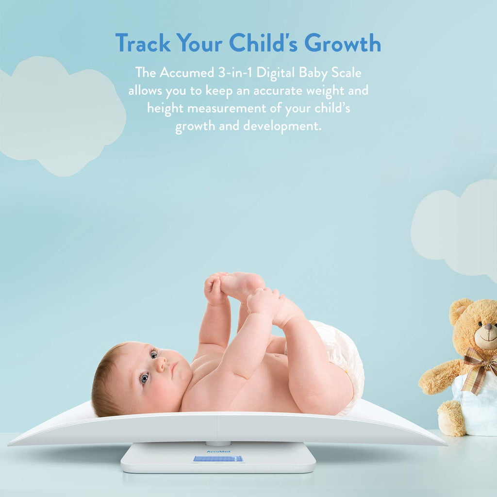 Baby Scale, Pet Scale, Toddler Scale, Digital Scale, Blue Backlight L980379