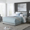 Platinum Gray Upholstered Queen Bed G370