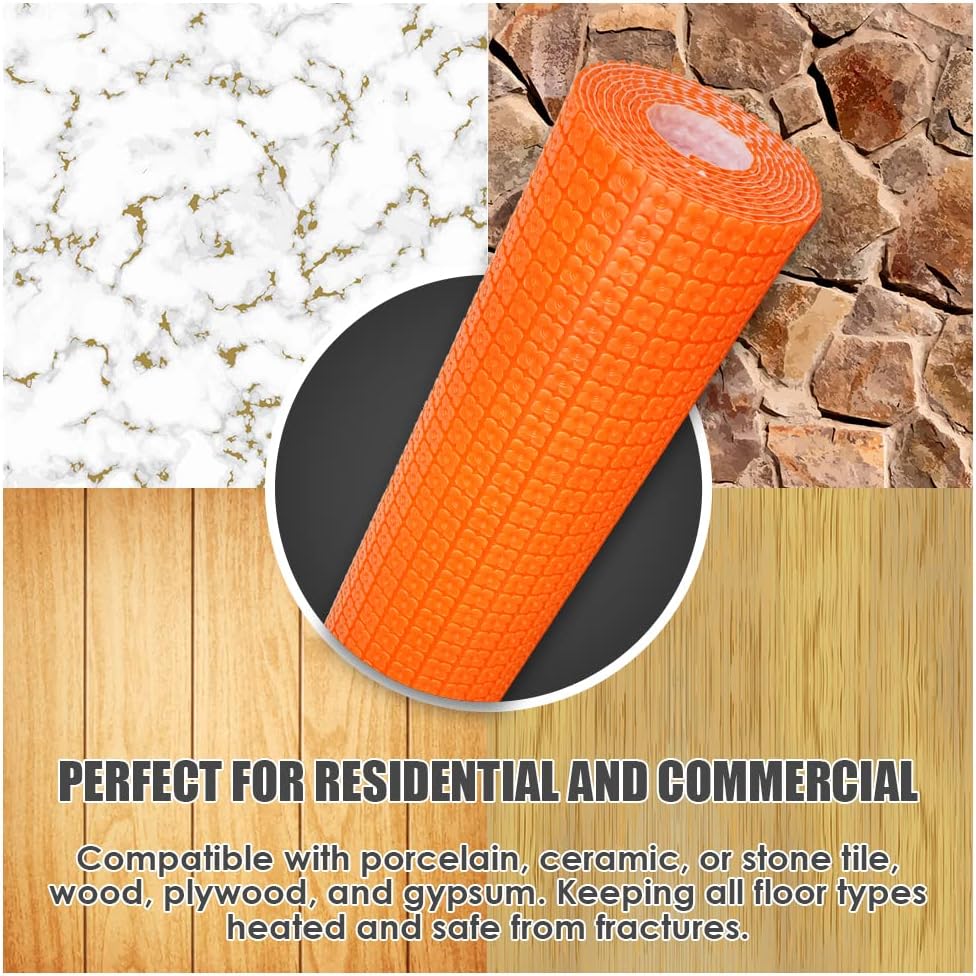 Heated Floor Uncoupling Membrane 54 SQFT V53139