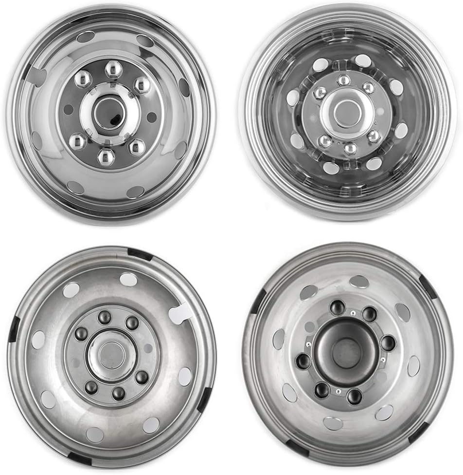17inch Polished Stainless Steel 8 Lug Wheel Simulators M575194