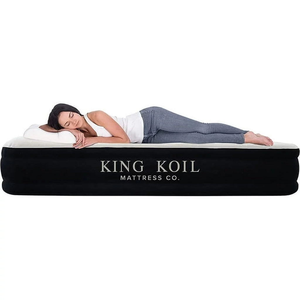 Queen Size Inflatable Air Mattress with Built-in Pump B757