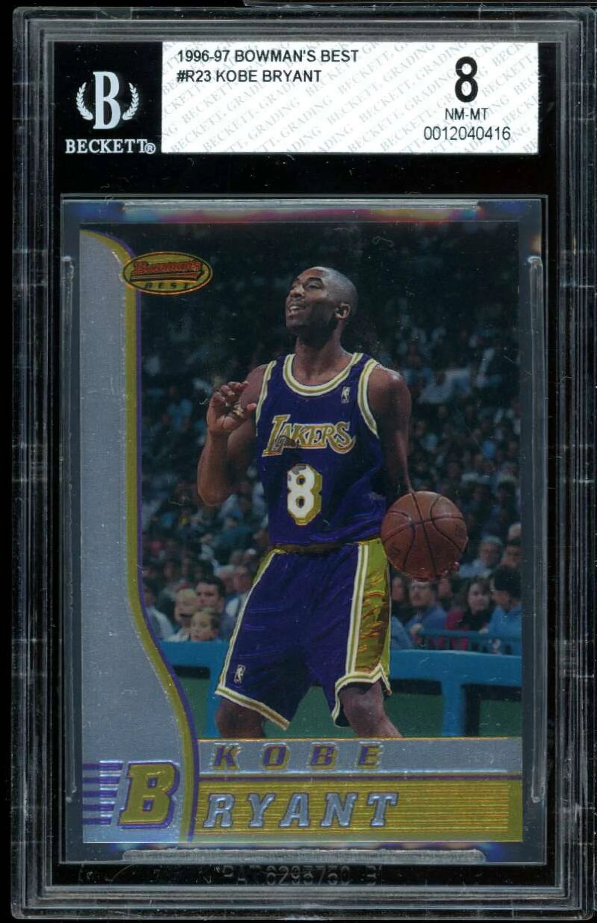 1996-97 Bowman's Best #r23 BGS 8 Rookie Card K10887