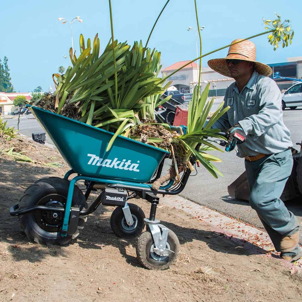 18V X2 LXT Brushless Cordless Power-Assisted Wheelbarrow I25703