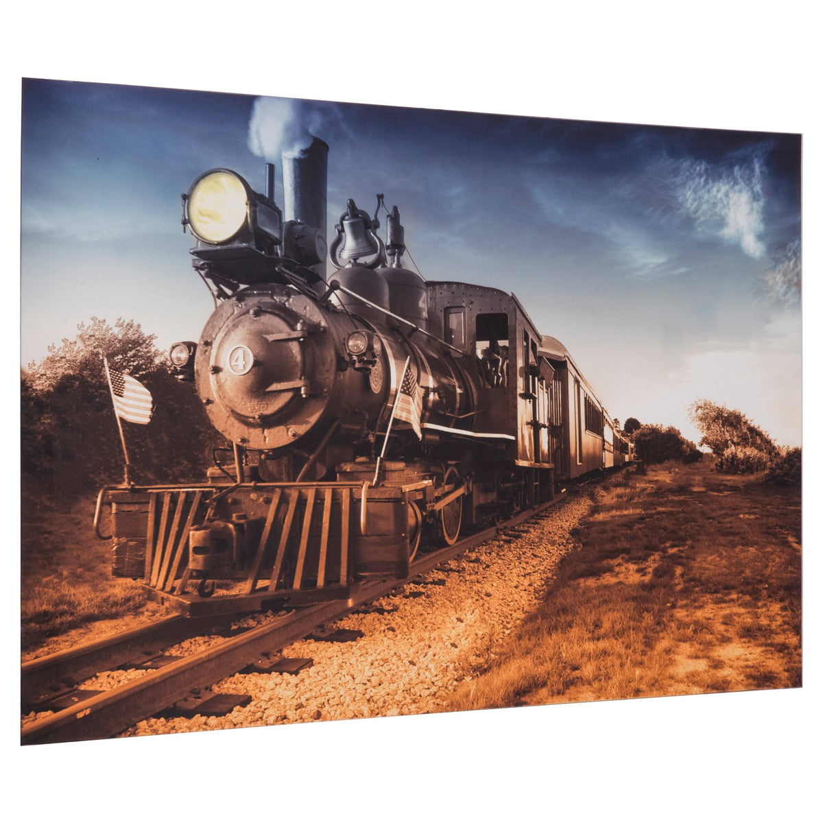 Multicolor Tempered Glass Wall Art P923