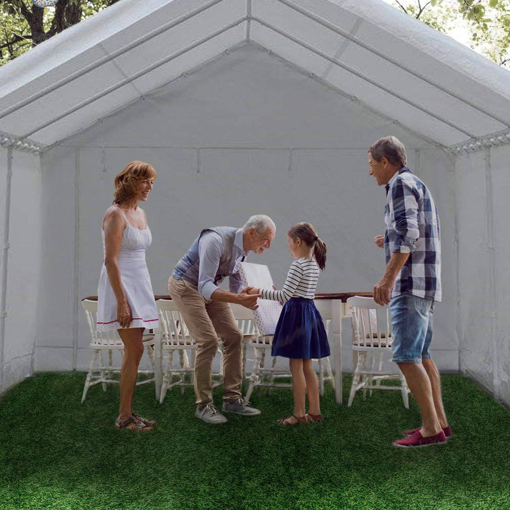 Extra Large Heavy Duty Carport with Removable Sidewalls Y63268