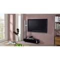 Black/Silver Swivel Floor Stand Mount with Shelving A8468