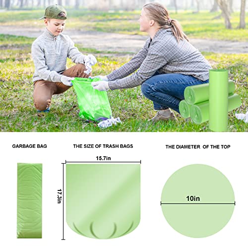 Biodegradable 4-6 Gallon 100 Counts Extra Thick Small Trash Bags A1900