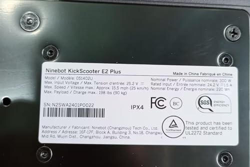 Electric KickScooter with 8.1" Shock-Absorbing Tires R3084