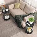 Set of 2 Small Round 2 Tiers Side Table W7096