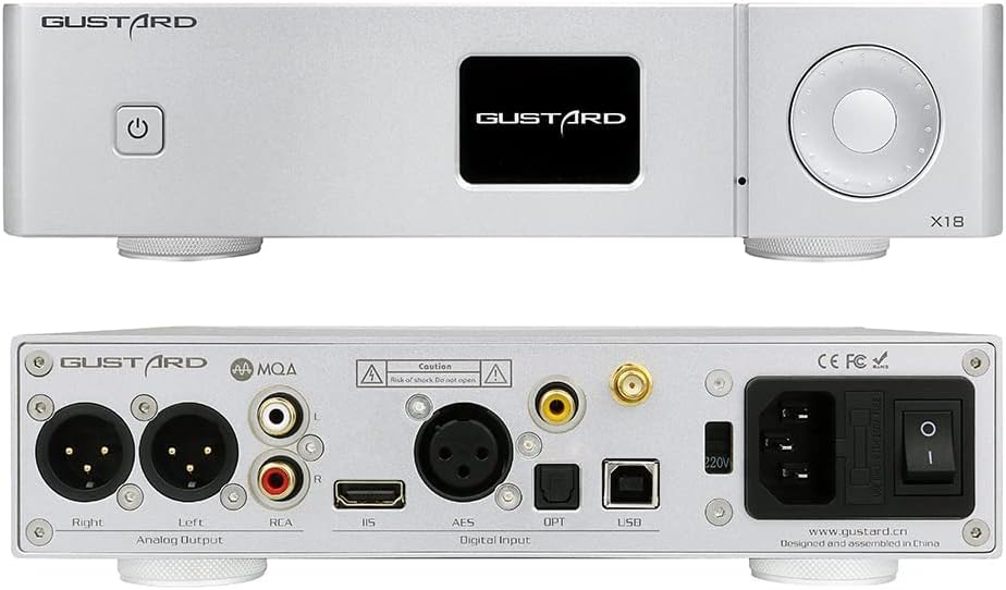 Silver Desktop DAC with Remote F1155