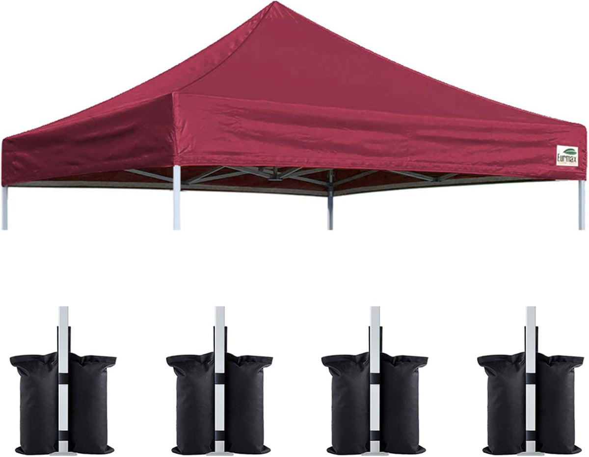 10x15 Red Pop Up Canopy Tent Cover Replacement Pack of 2 P112030