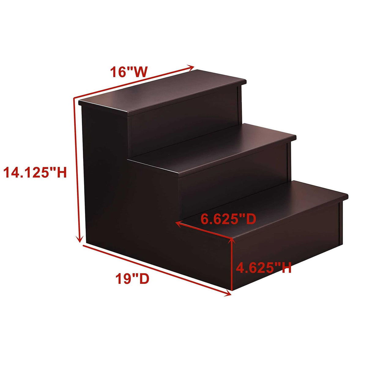 Wood 3 Step Stool R248279