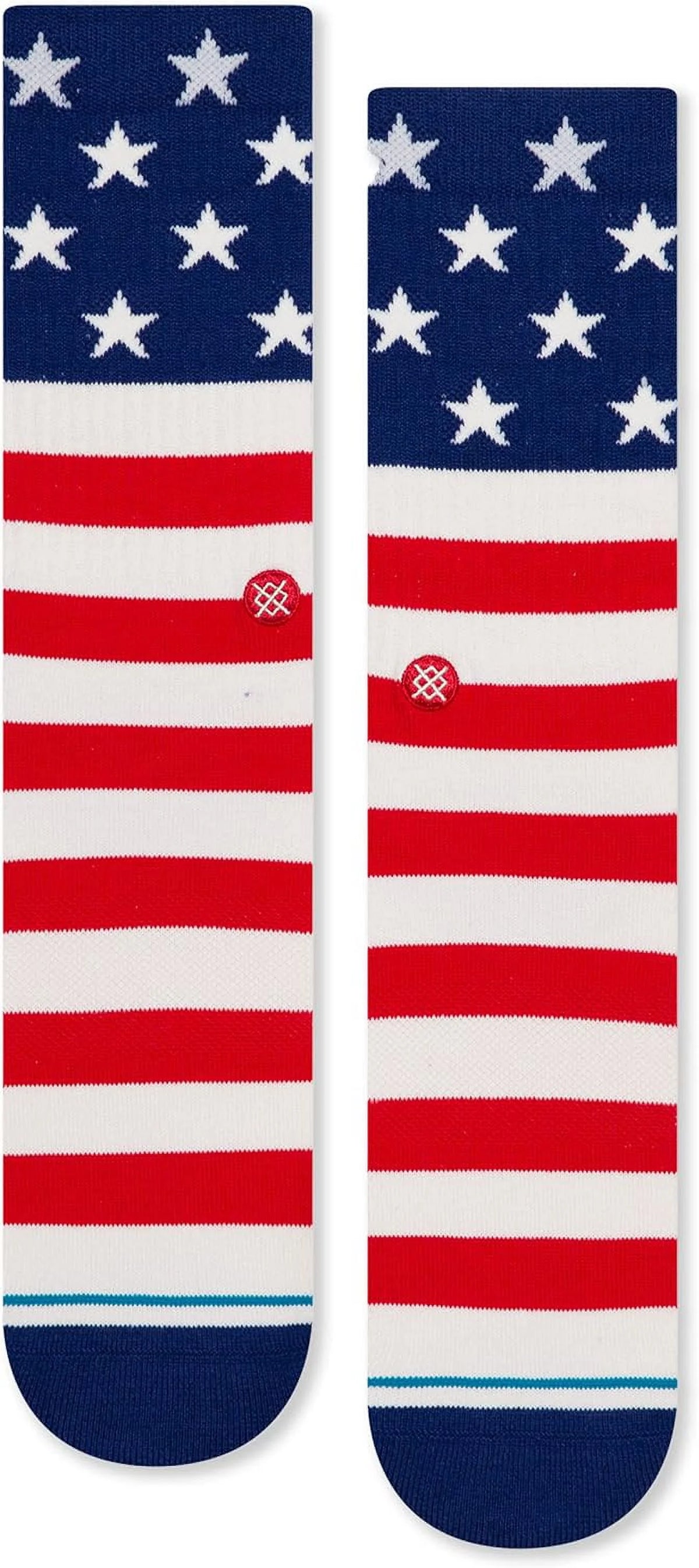 Red Crew Socks M9823