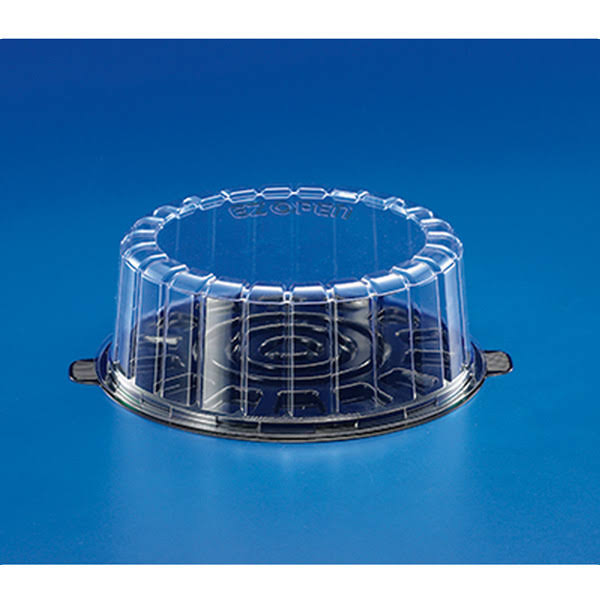 Single Layer 7 inch Low Dome Plastic Cake Containers Case of 100 T70655