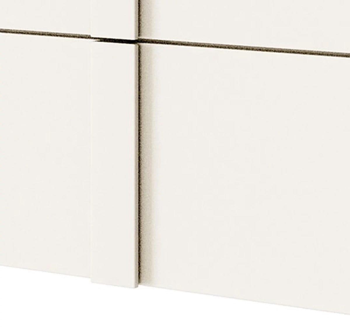 Half Gloss White 6 Drawer Dresser P6673