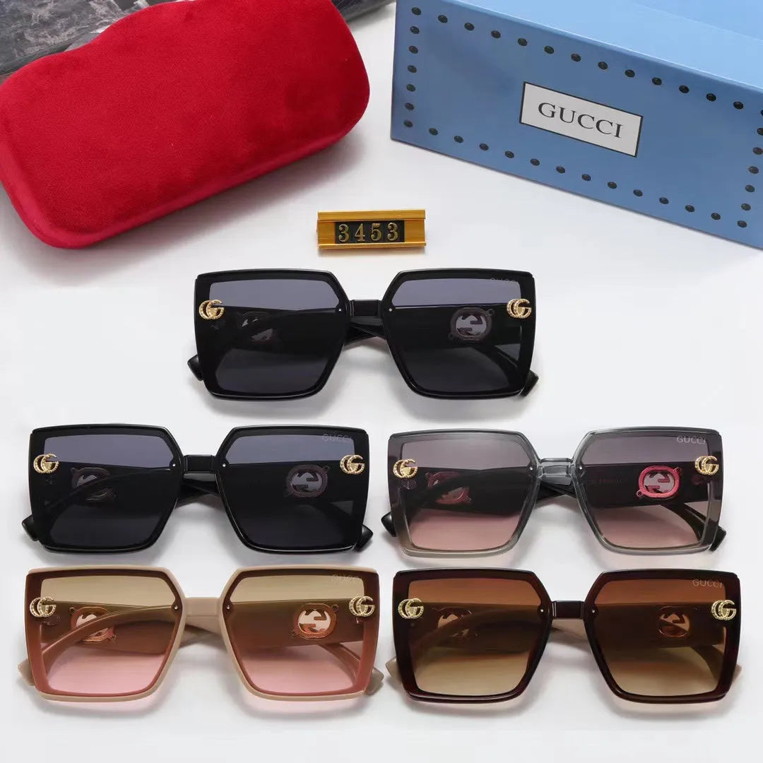 Double G Graffiti Printing Sunglasses T8604