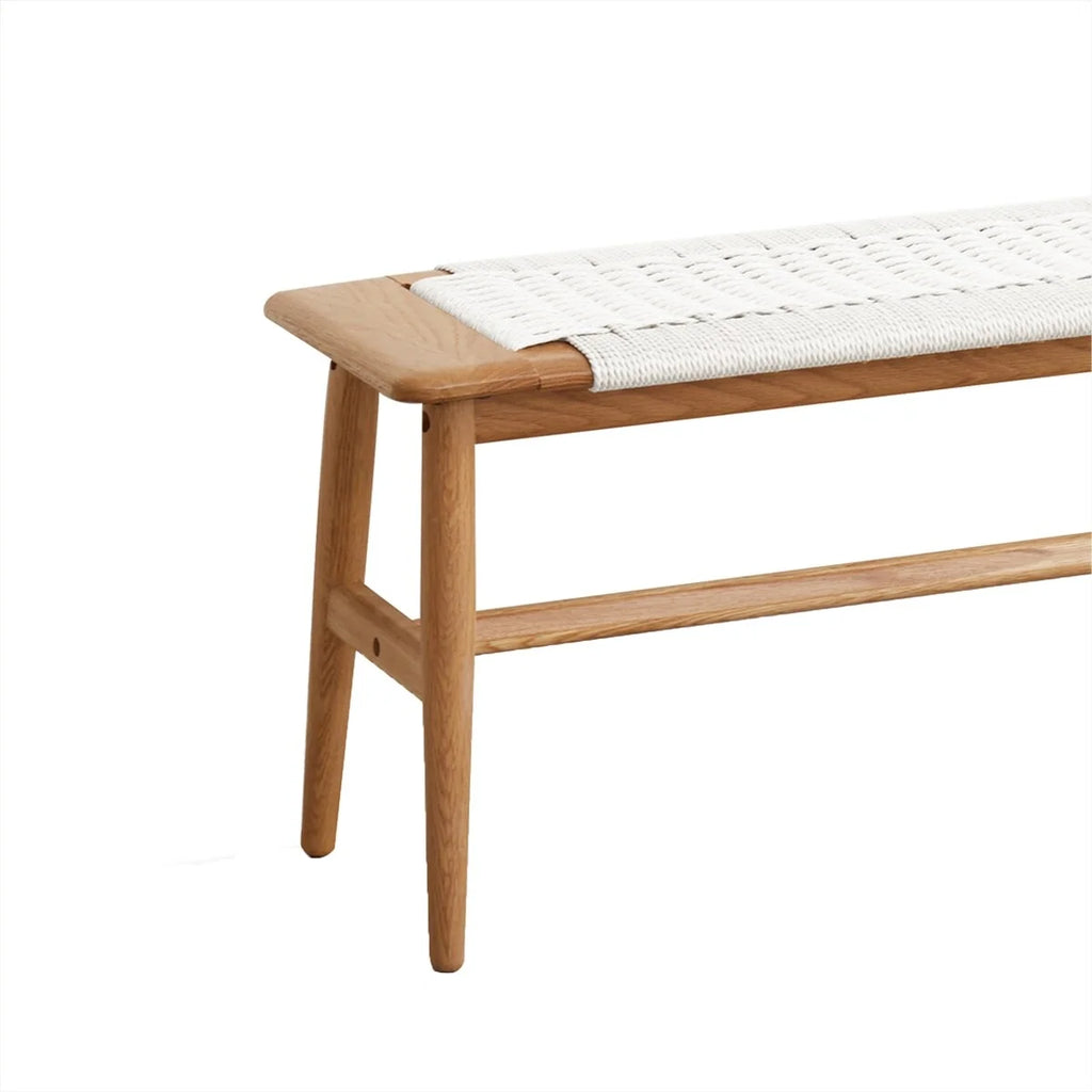 Natural Oak Wood Dining Bench L5448
