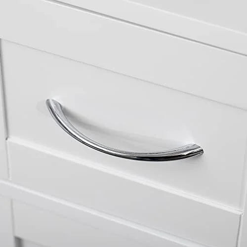 Grey Bathroom Cabinet Organizer with Two Drawers L81778
