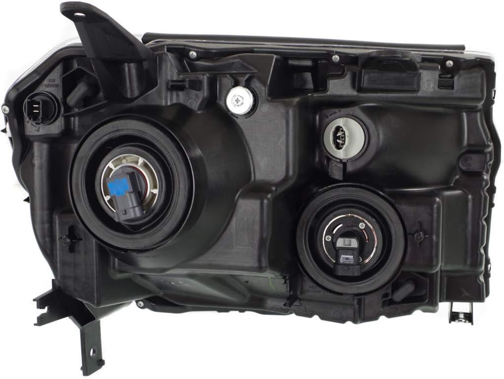 Passenger Side Headlight for Honda Pilot 2012-2015 with Bulbs T9175