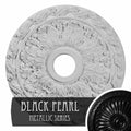 Black Pearl Spring Leaf Ceiling Medallion I689