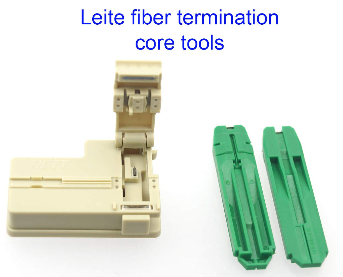 100pcs Fiber Optic Quick Connector with Matched Tools, Single Mode SM 9/125 Mechanical Fast Connectors, Pack of 2 M4726