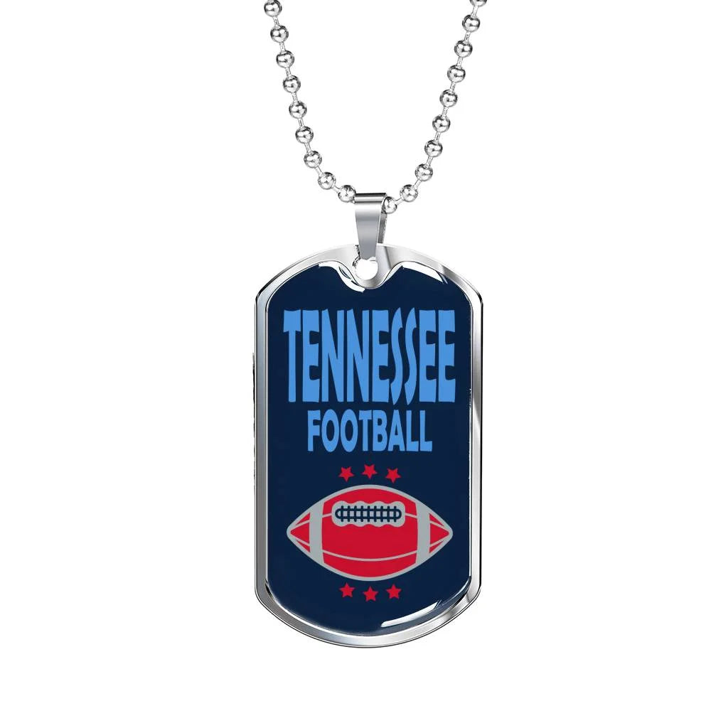 Stainless Steel or 18k Gold Dog Tag Necklace E285