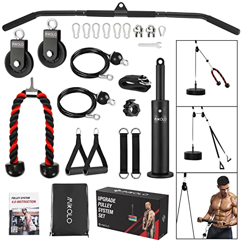 Weight Lift Pulley System with Adjustable Length Cable K18658