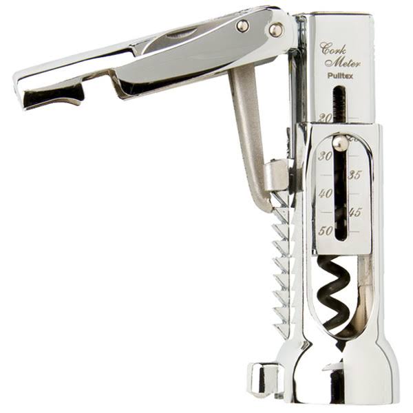 Compact Chrome-Plated Corkscrew with Pouch R868365