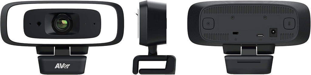 4K USB Webcam with Built-in Lighting and Privacy Cover T5621