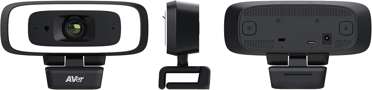 4K USB Webcam with Built-in Lighting and Privacy Cover T5621