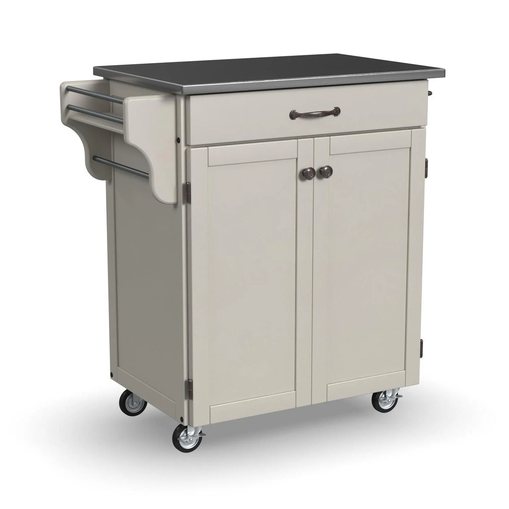 Off White Wood Kitchen Cart I978123