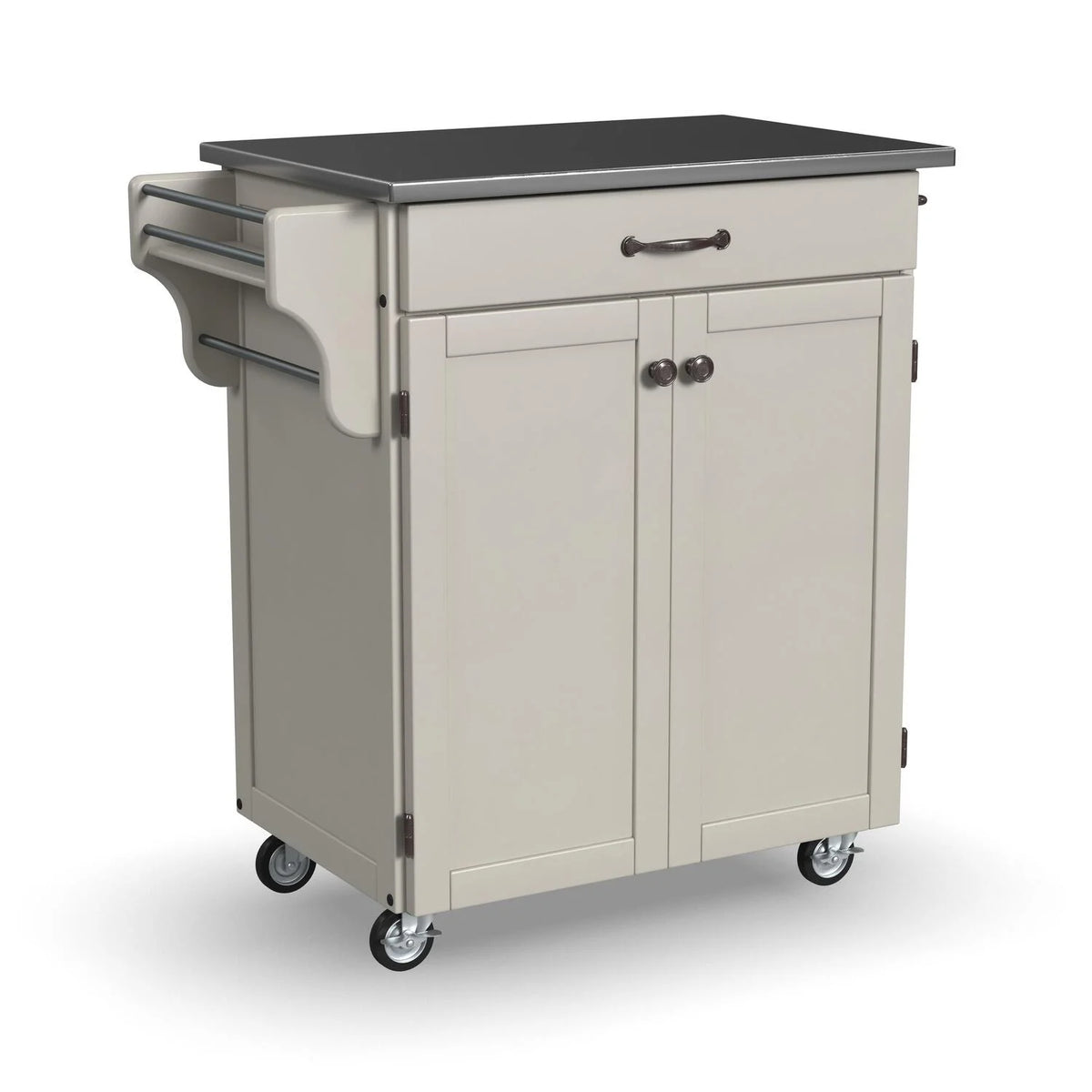 Off White Wood Kitchen Cart I978123