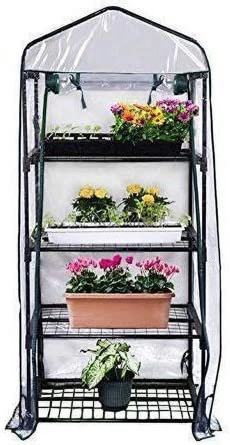 4-Tier Mini Greenhouse Pack of 2 A718