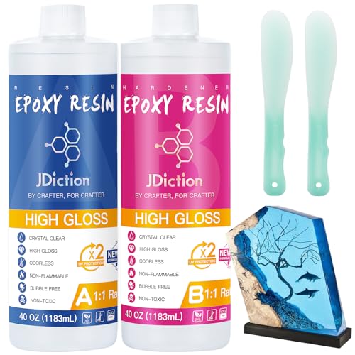 Epoxy Resin Kit Crystal Clear Non Toxic Bubble Free C682437