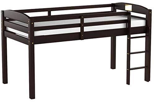 Junior Loft Bed Twin Cappuccino Q9576