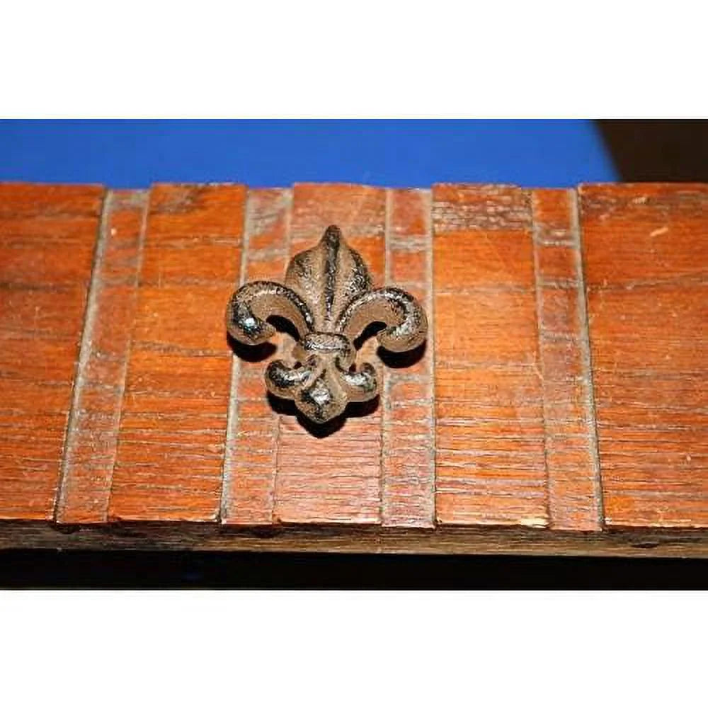 Cast Iron Fleur De Lis Cabinet Knobs, Pack Of 30 K405653