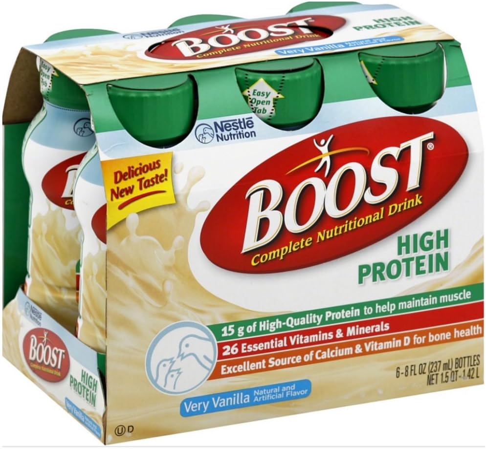 Very Vanilla 8 FL OZ Pack of 6 Nutritional Drink B690