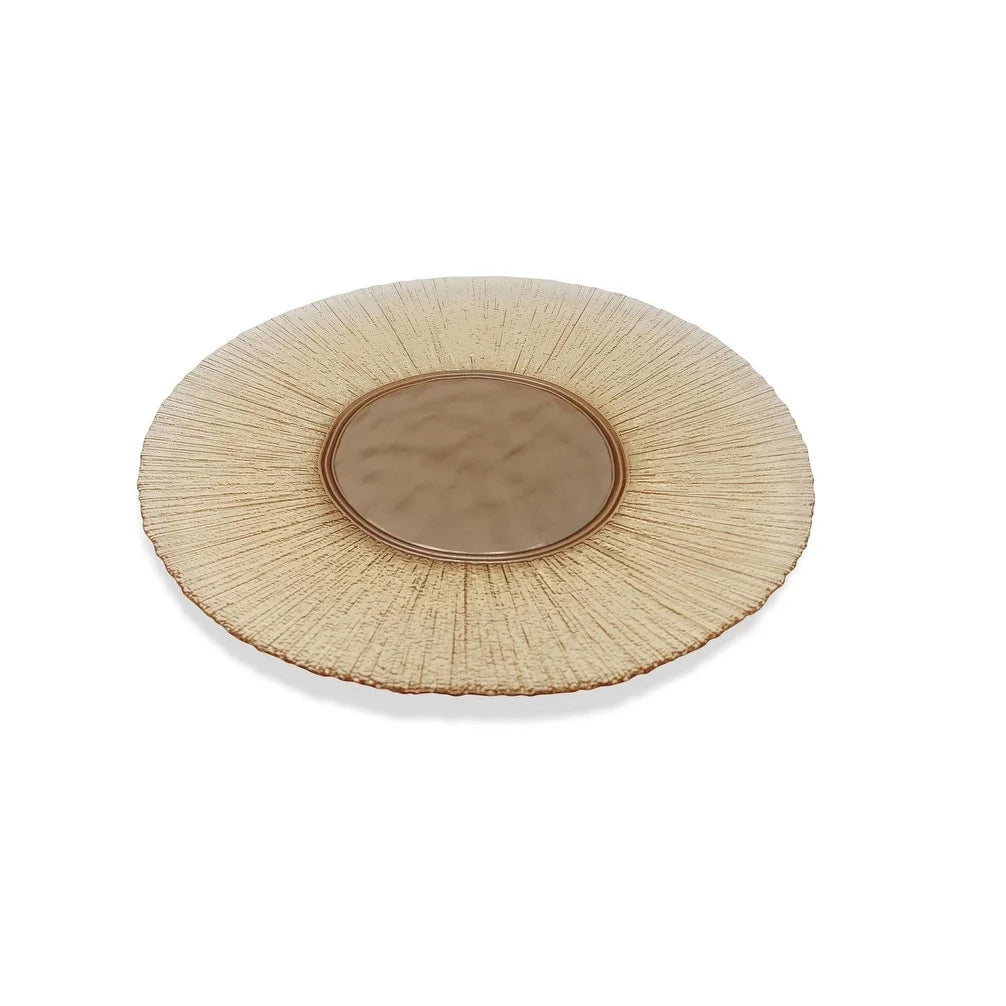 Rosegold Set of 4 Chargers L117316