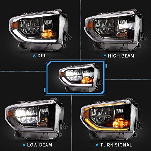 Projector Led Headlights with Sequential Turn Signal S590021
