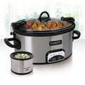 6 Quart Silver Slow Cooker B81688
