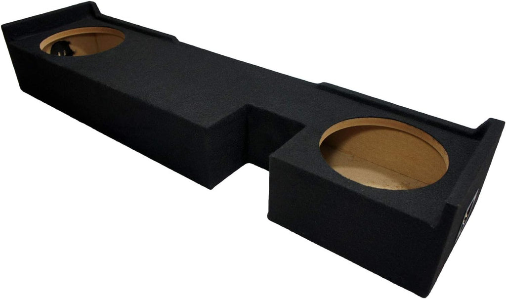 Compatible with Ford F-150 Extended/Super Super Cab Truck 2000-2003 Dual 10 Sub Box Enclosure & 1600W Amplifier C1611