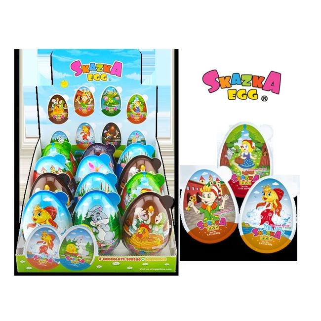 1.4 oz Giant Egg with 2 Cups of Choco & Surprises Pack of 3 A881