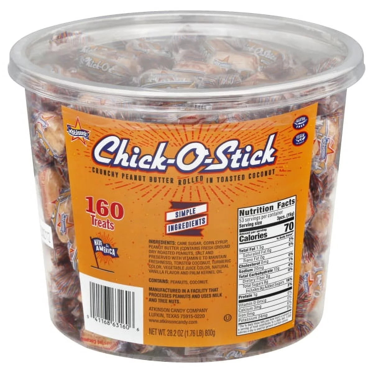 Chick-O-Stick Nuggets, 32-Oz, Tub Of 160 Q645